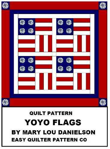 Quilt Pattern Yo Yo Flags