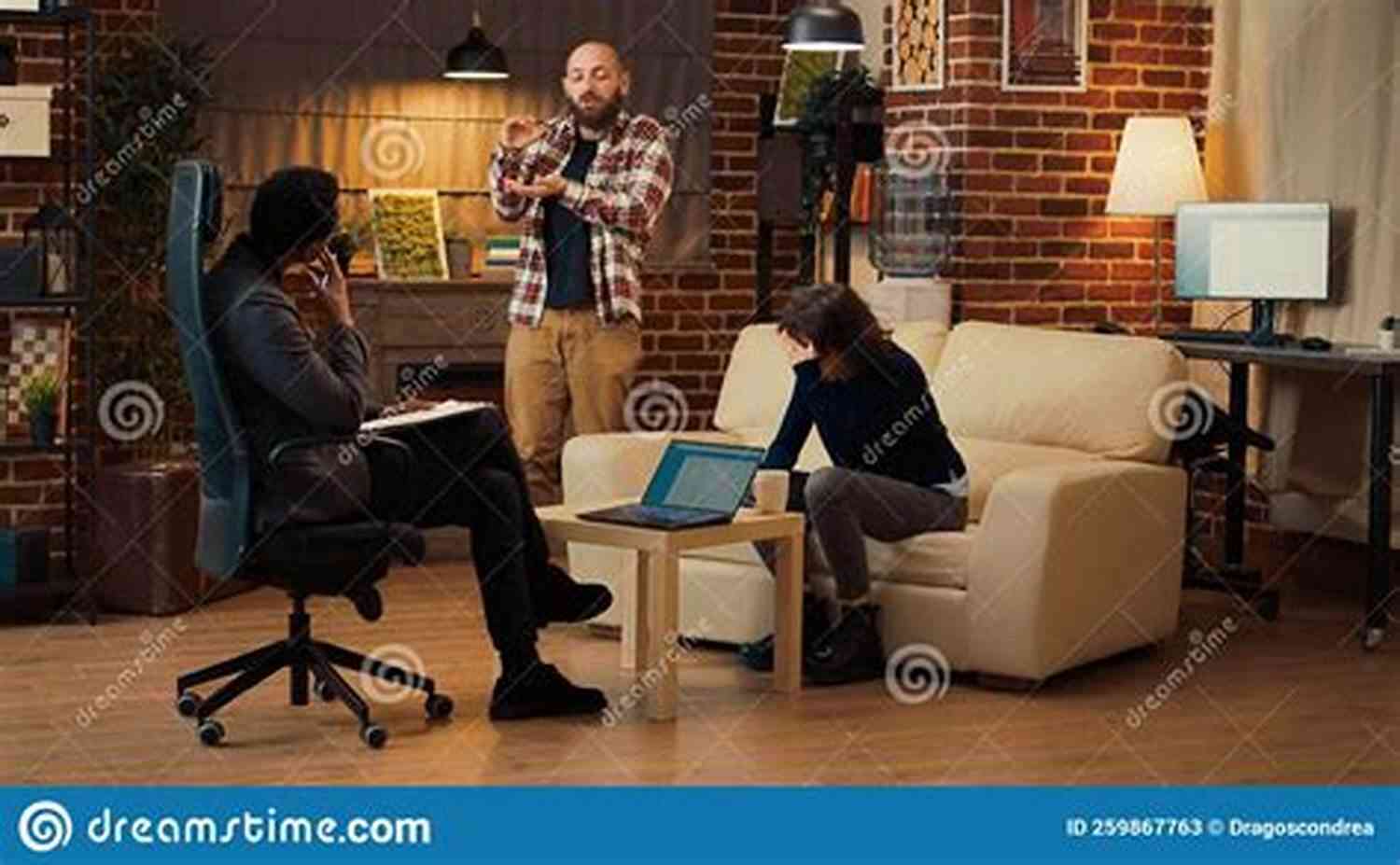 A Couple Attending Therapy With A Professional Counselor Couples Therapy: A 30 Day Guide To Help Save Your Marriage (How To Save My Marriage And Have A Healthy Relationship)