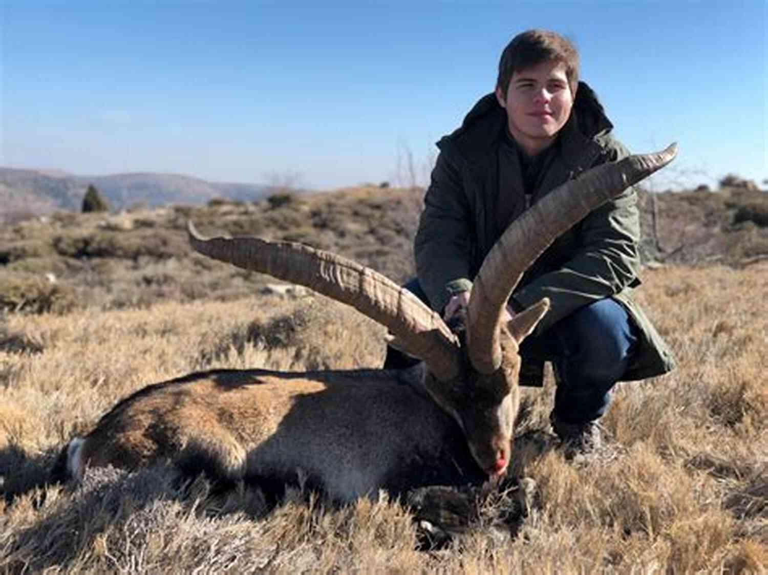 A Proud Hunter With His Beceite Ibex Trophy Hunting Protocol Spain Beceite Ibex Hunt With International Wild Hunting: Huntingexperts A Home For Hunters Update 2020 (Huntingexperts A Home For Hunters Hunting Protocols 4)