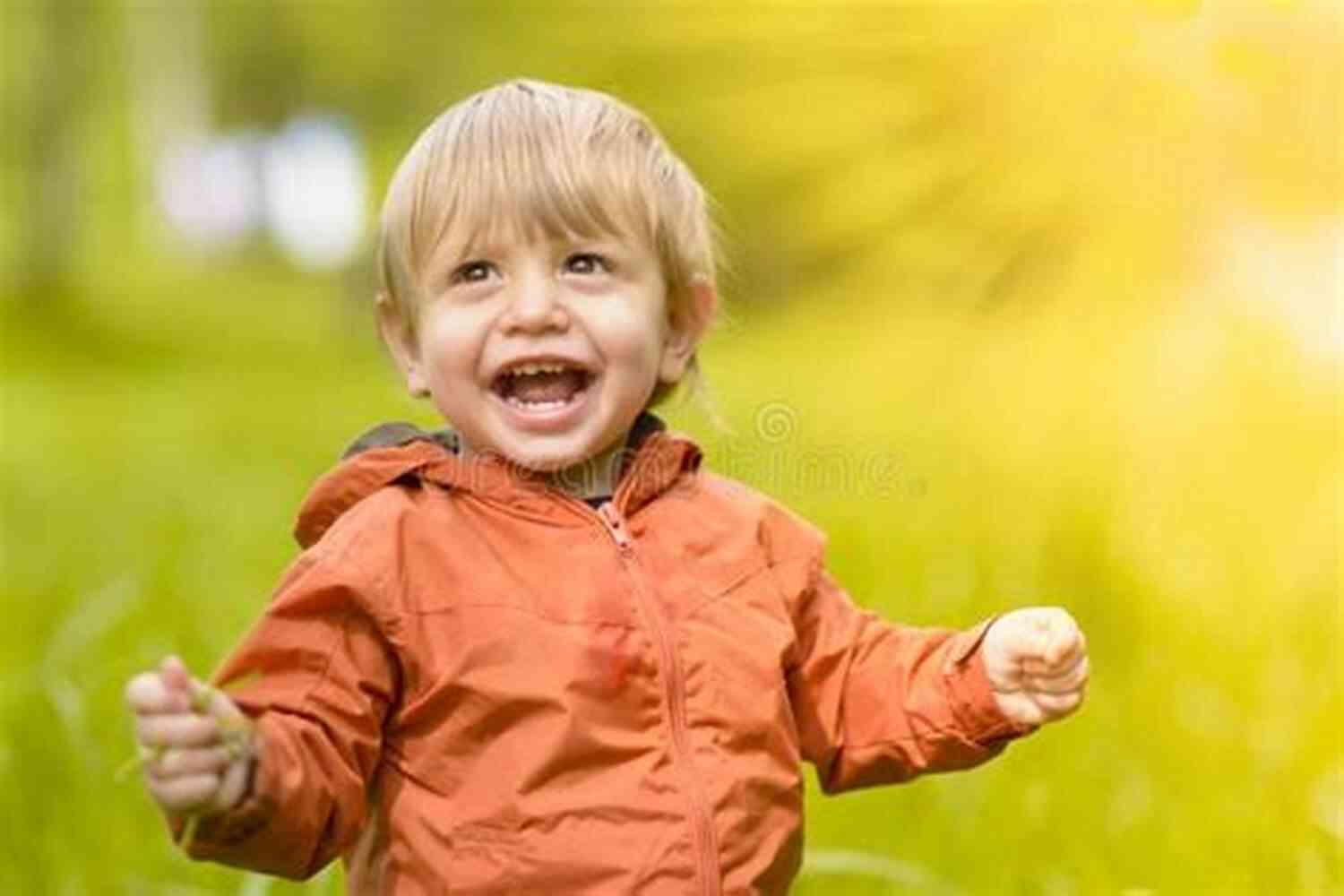 Boy Enjoying A Sunny Day In The Park D Day In The Eyes Of A Boy