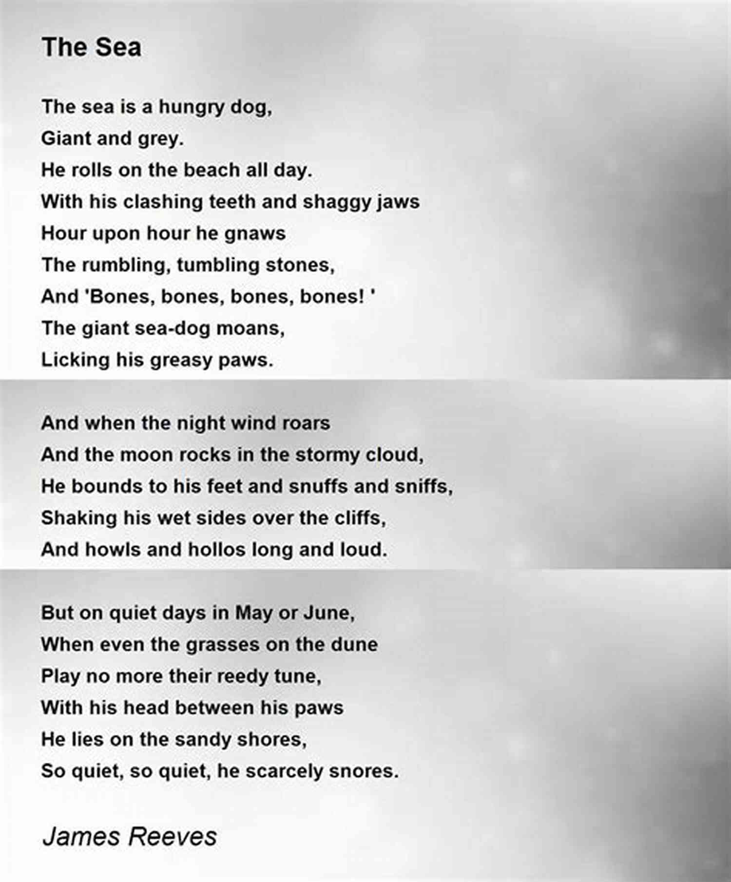 Cobalt Poem Example Cobalt : Poems Of The Sea