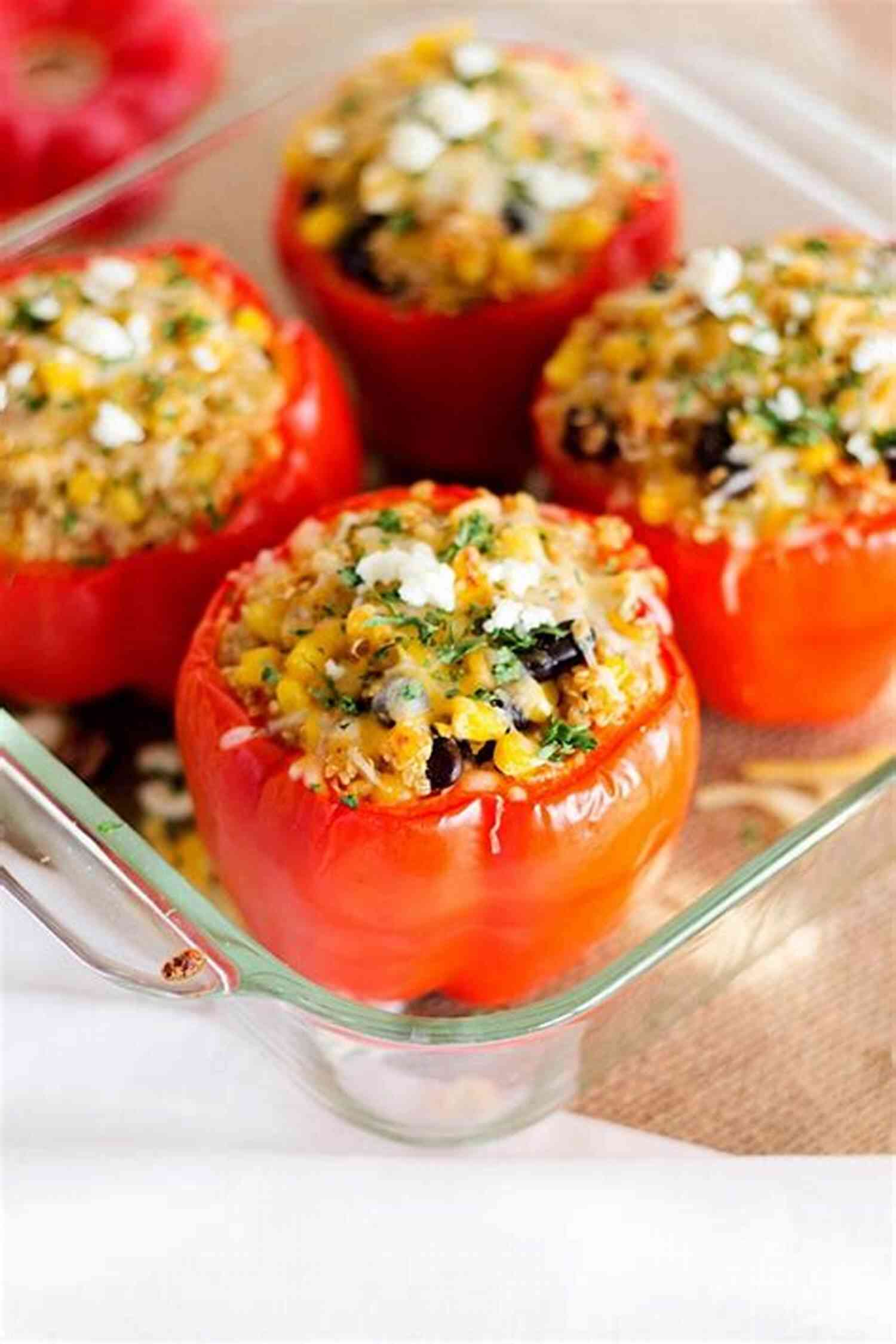 Colorful Quinoa Stuffed Bell Peppers Plant Based Meal Prep: Simple Make Ahead Recipes For Vegan Gluten Free Comfort Food