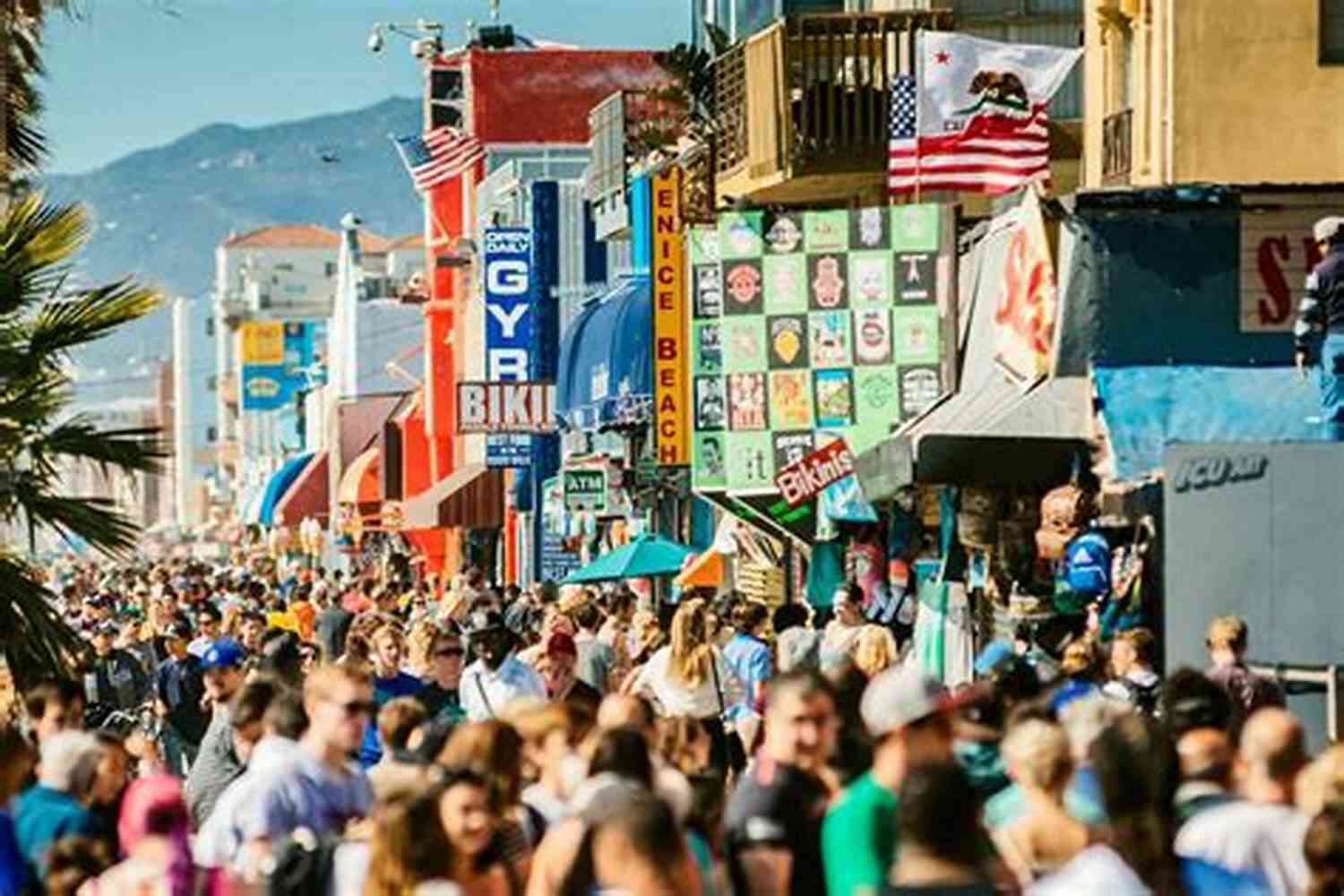 Colorful Venice Beach Boardwalk Poetry In LA: Only In LA And LA Vs LA