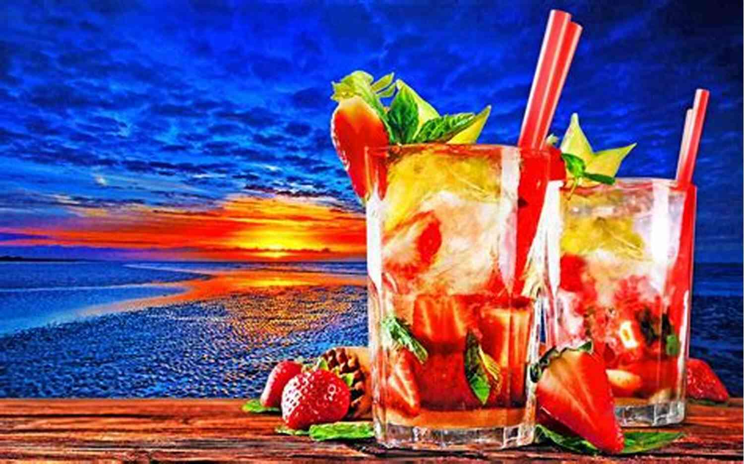 Colorful Sunset Cocktails To Enjoy At The Beach House The Beach House (South Carolina Sunsets 1)