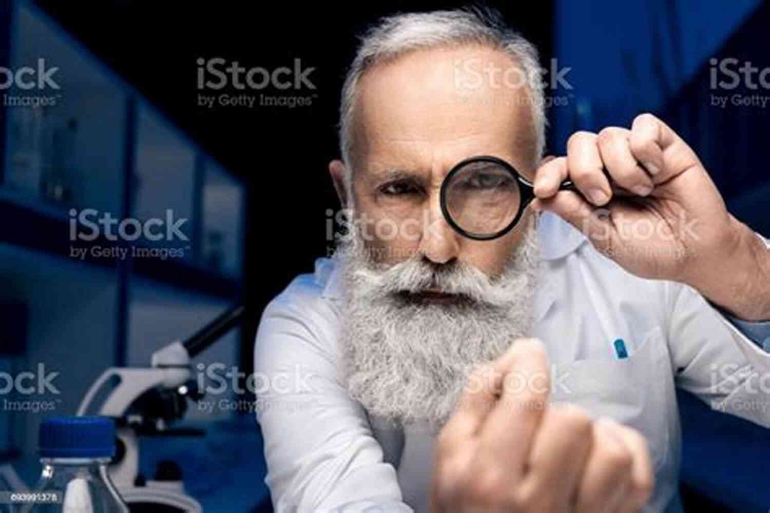 Illustration Of A Person Contemplating A Theory With A Magnifying Glass I Have A Theory About That