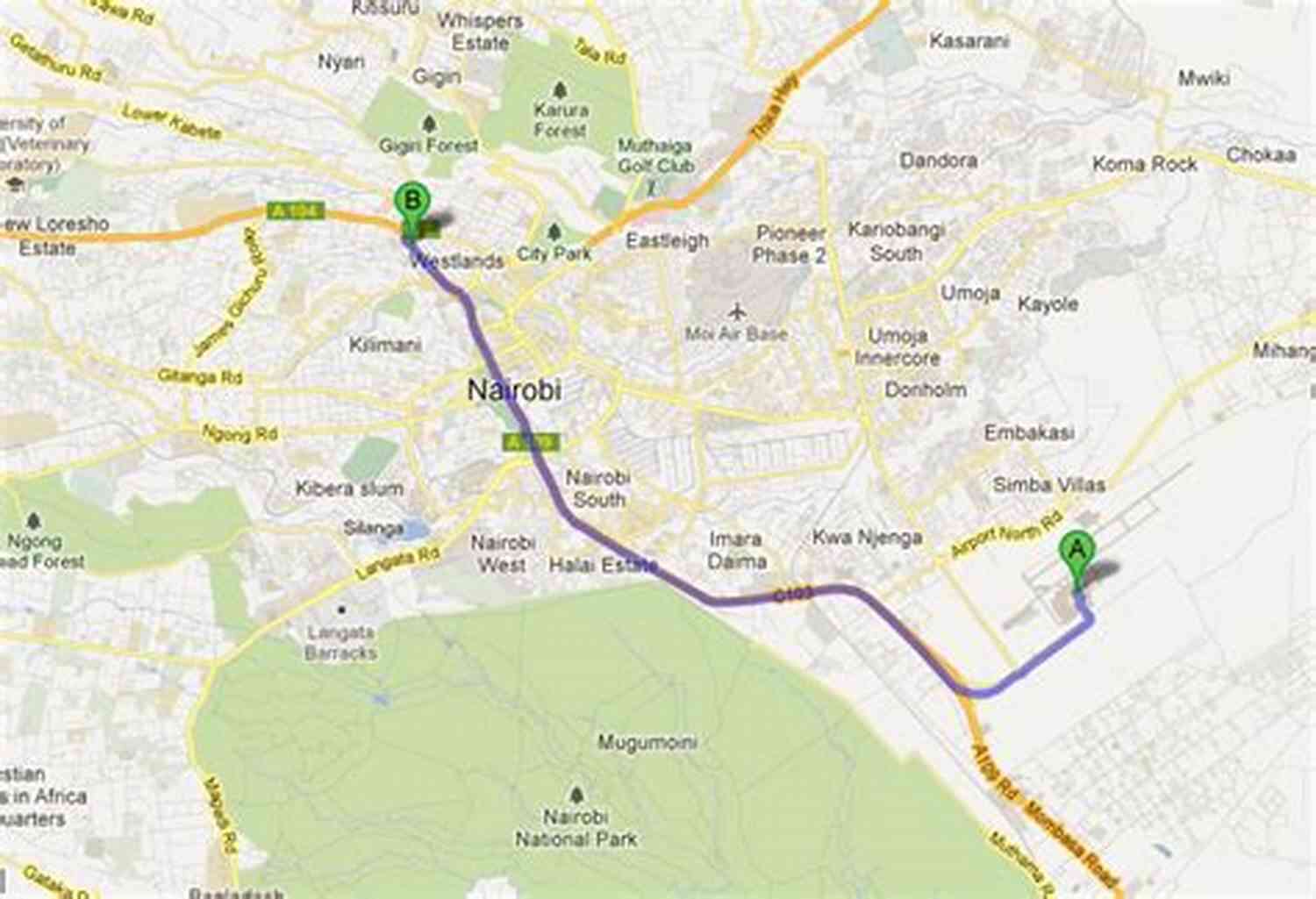 Map Of Chiromo In Nairobi THE AUNTS OF CHIROMO: STORY 6 (THE CHIROMO FARMHOUSE LEGENDS)