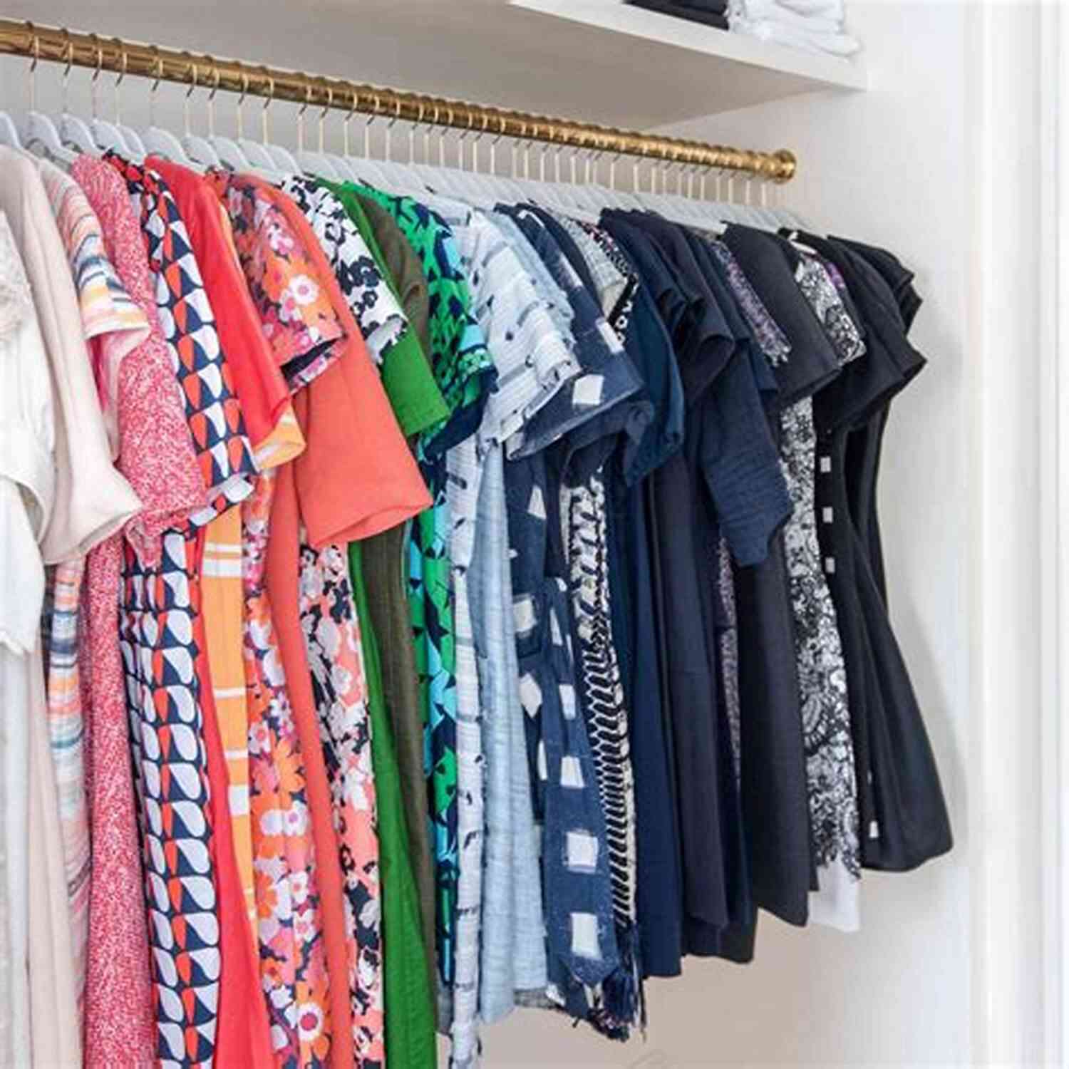 Organized Closet With Different Shirt Styles And Colors MERCH SHOW OFFS : How To Find And Display All Of Your Shirt Styles And Colors In