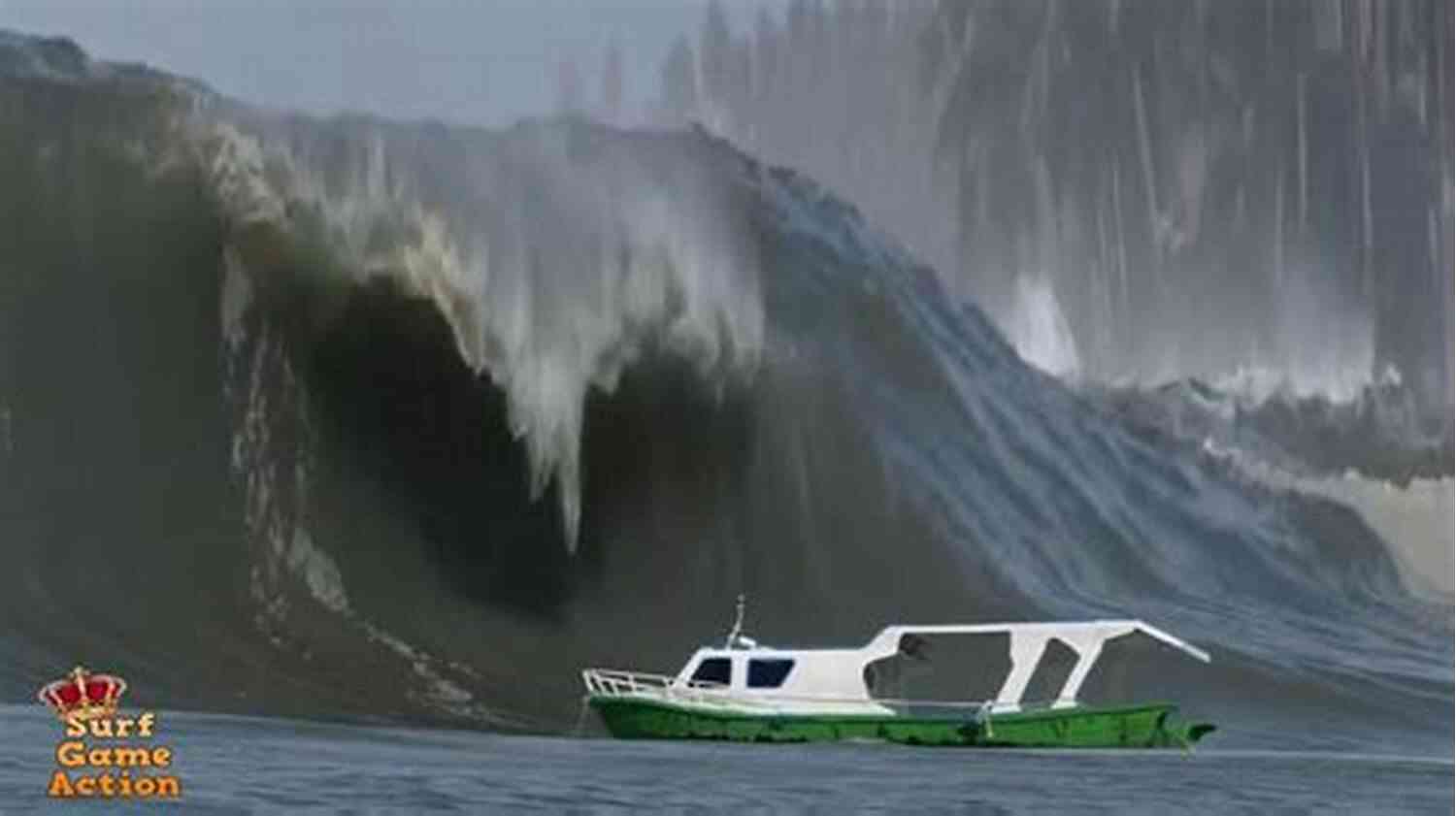 Split Lars Kawczyk Riding A Massive Wave Split Lars Kawczyk