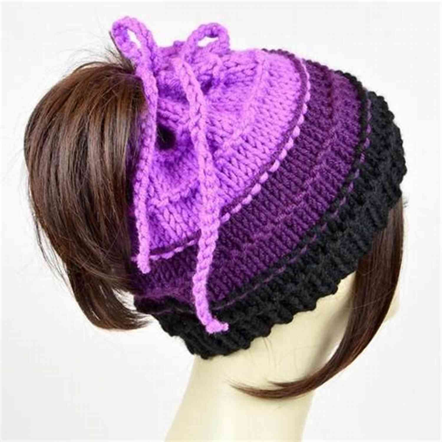 Ursula Hat Knitting Pattern Ursula Hat Pattern Knitting Pattern Ponytail Hat Little Mermaid Witch Disney Hat Scarf Pattern Ursula Octopus Hat Ponytail Beanie Ursula Tentacle Hat Disney Beanie Tentacle Beanie Ponytail Hole Hat